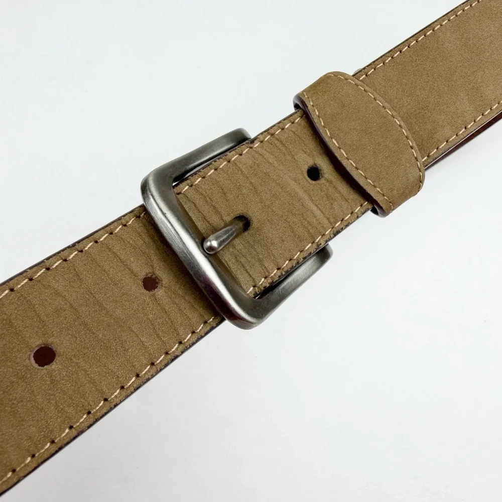 Zep Pro Embossed Auburn University Tigers Brown Leather Belt Size 32